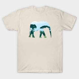 Elephant Jungle Silhouette T-Shirt